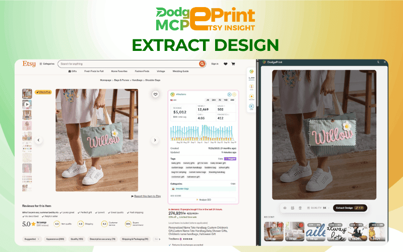extract- design - extension DodgePrint