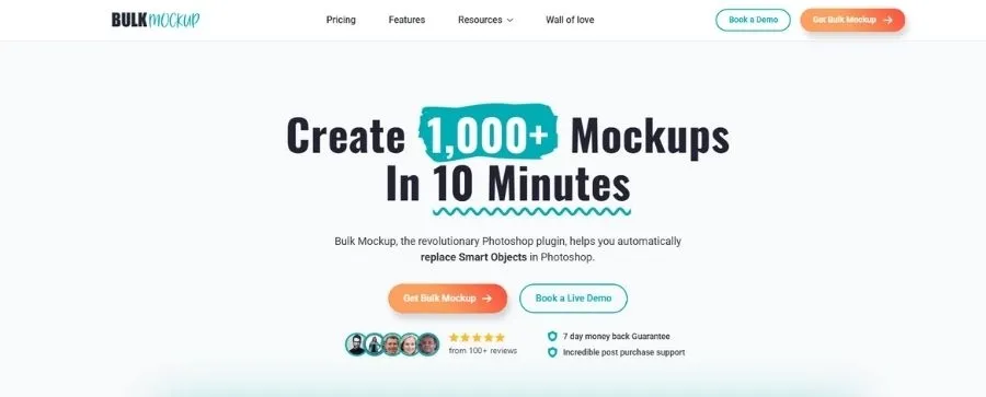Bulk Mockup is a Photoshop plugin