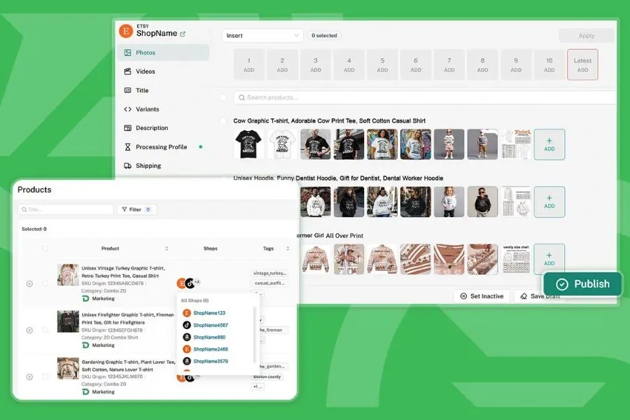 DodgePrint stands out as one of the best bulk listings tools for Etsy