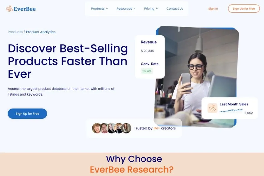 EverBee is a modern Etsy SEO launched in 2020
