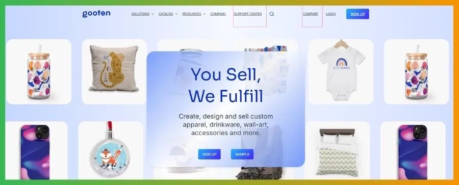 Gooten provides 525+ products