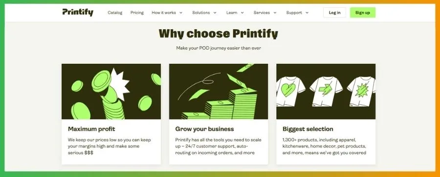 Grow your business with Printify