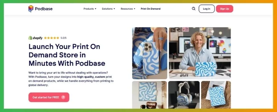 Launch your POD store with Podbase