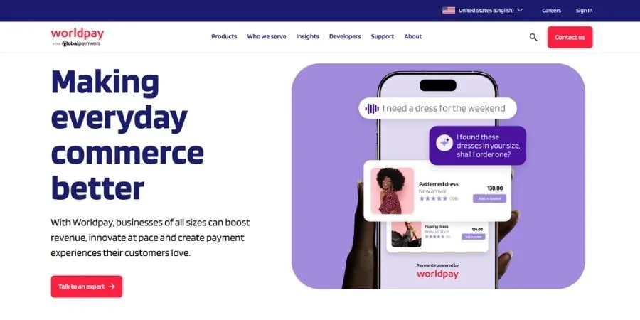 Worldpay payment gateway