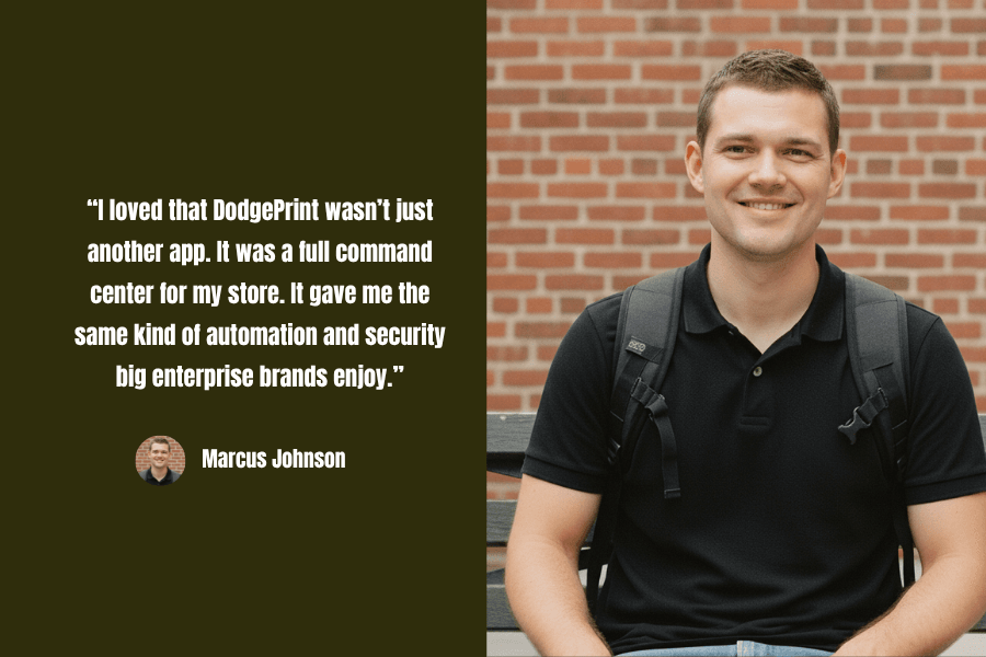 feedback from Marcus Johnson